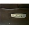 Image 5 : New - Amax Leather - Sleek Espresso Leather Power Reclining Lounge Chair - Brass Stud Trim Detail