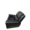 Image 3 : New - Classic Midnight Black Leather Power Reclining Armchair - Elegant Studded Detail