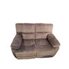 Image 1 : Amax Leather - Contemporary Mocha 2-Seat Manual Recliner - Ultra-Comfortable Pillow Arms