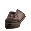 Image 2 : Amax Leather - Contemporary Mocha 2-Seat Manual Recliner - Ultra-Comfortable Pillow Arms