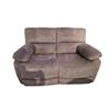 Image 3 : Amax Leather - Contemporary Mocha 2-Seat Manual Recliner - Ultra-Comfortable Pillow Arms