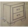 Image 2 : Set of 2 BNIB Chester Nightstands Wooden Cream Oak