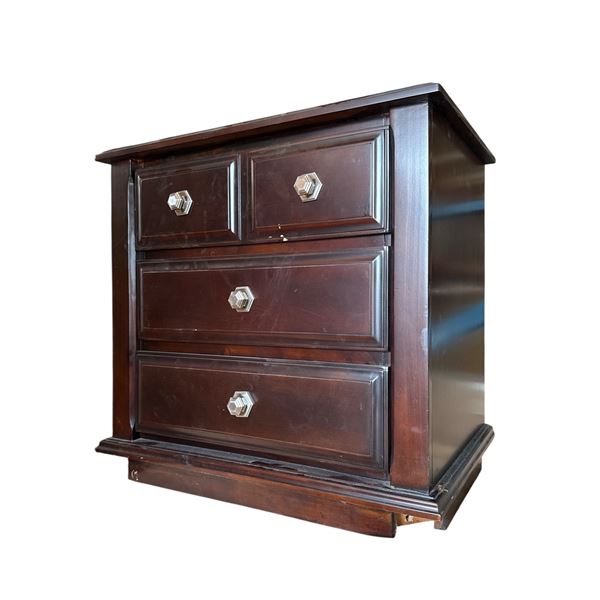 Set of 2 New White Nightstands - picture for reference only, actual color is white
