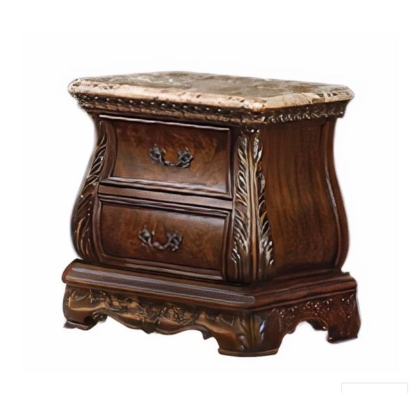Set of 2 BNIB - Cleopatra Nightstands with Marble Top