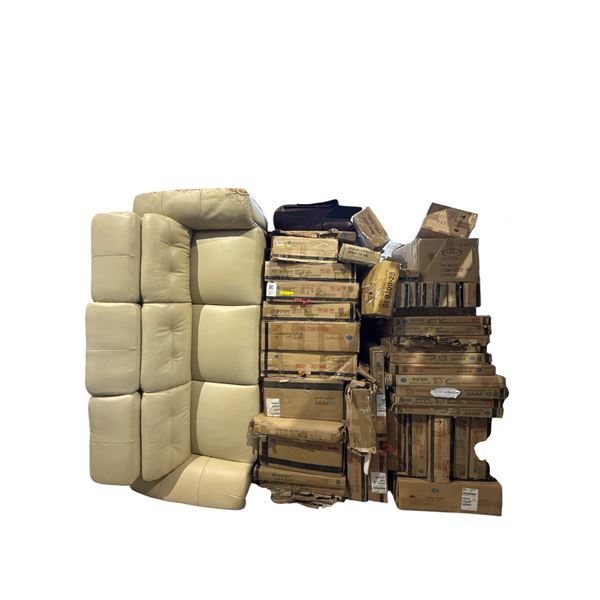 Large group of assorted furniture & parts