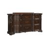 Image 2 : BNIB - Homelegance Traditional Royal Highlands 9-Drawer Cherry Wood Dresser