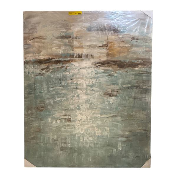 Contemporary Abstract Canvas art - approx. 40x50in