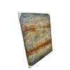 Image 1 : Contemporary Blue and Rust Abstract Canvas Art - approx. 40x50in