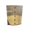 Image 1 : Luxury Hollywood Regency Serpentine Style Front Dresser