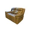 Image 1 : Contemporary Tan Leather Match Power Reclining 2-Seat Loveseat