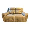 Image 2 : Contemporary Tan Leather Match Power Reclining 2-Seat Loveseat