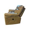 Image 4 : Contemporary Tan Leather Match Power Reclining 2-Seat Loveseat