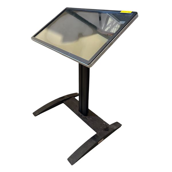 42in LED touch screen display on peerless AV mount