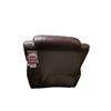 Image 4 : New - Amax Leather - Sleek Espresso Leather Power Reclining Lounge Chair - Brass Stud Trim Detail