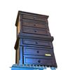 Image 1 : Set of 2 Traditional 3 Drawer Night Stands