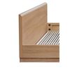 Image 1 : Moe's Round Off Queen Light Oak Headboard in box