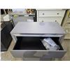 Image 2 : BNIB - Modern 5 drawer silver chest - handles & legs inside drawer