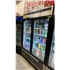 Image 1 : ATOSA MCF8703ES STAINLESS STEEL GLASS FRONT 2 DOOR COMMERCIAL MOBILE REACH IN FREEZER UNIT