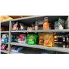 Image 11 : CONTENTS OF ENTIRE SHELVING UNIT - CHIPS, BEEF JERKY, NUTS, CRACKERS, POPCORN, SALSA & ASSORTED