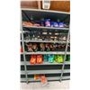 Image 4 : CONTENTS OF ENTIRE SHELVING UNIT - CHIPS, BEEF JERKY, NUTS, CRACKERS, POPCORN, SALSA & ASSORTED