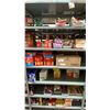 Image 5 : CONTENTS OF ENTIRE SHELVING UNIT - PROTEIN POWDER, PRE WORKOUT, PROTEIN BARS, COFFEE, CEREAL,