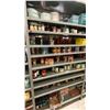 Image 3 : CONTENTS OF ENTIRE SHELVING UNIT - CONDIMENTS, SPICES, CANNED GOODS, PASTA, SOUPS, RICE,