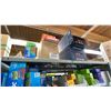 Image 8 : CONTENTS OF ENTIRE SHELVING UNIT - CONDIMENTS, SPICES, CANNED GOODS, PASTA, SOUPS, RICE,