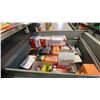Image 2 : BLACK 2 DRAWER FILING CABINET, ASSORTED STATIONERY ITEMS & CHILDRENS WATER BOTTLES