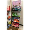 Image 4 : BLACK 2 DRAWER FILING CABINET, ASSORTED STATIONERY ITEMS & CHILDRENS WATER BOTTLES