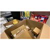Image 5 : BLACK 2 DRAWER FILING CABINET, ASSORTED STATIONERY ITEMS & CHILDRENS WATER BOTTLES