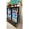 Image 1 : ATOSA MCF8703ES STAINLESS STEEL GLASS FRONT 2 DOOR COMMERCIAL MOBILE REACH IN FREEZER UNIT
