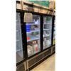 Image 1 : ATOSA MCF8703ES STAINLESS STEEL GLASS FRONT 2 DOOR COMMERCIAL MOBILE REACH IN FREEZER UNIT