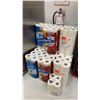 Image 2 : HUGE ASSORTMENT OF TOILET PAPER, PAPER TOWELS, TISSUES & PAPER PLATES- CHARMIN, ROYALE,