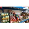 Image 3 : 2 SHELVES OF ASSORTED FOOD PRODUCTS- CANNED GOODS, CANDY, ENERGY DRINKS, WATER BOTTLES,
