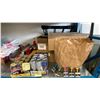 Image 5 : 2 SHELVES OF ASSORTED FOOD PRODUCTS- CANNED GOODS, CANDY, ENERGY DRINKS, WATER BOTTLES,