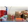 Image 7 : 2 SHELVES OF ASSORTED FOOD PRODUCTS- CANNED GOODS, CANDY, ENERGY DRINKS, WATER BOTTLES,
