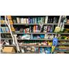 Image 13 : CONTENTS OF ENTIRE SHELVING UNIT- MEDICINE, HYGIENE PRODUCTS, STATIONERY PRODUCTS,