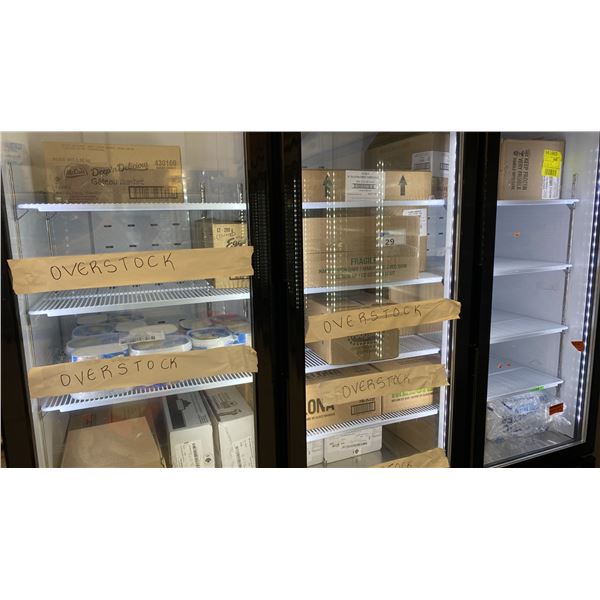 CONTENTS OF FREEZER- TOP SIRLOIN STEAKS, CHICKEN BREAST, GROUND CHUCK, HASHBROWNS,