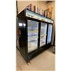 Image 1 : EFI F3-82GDVC VERSA-CHILL GLASS FRONT 3 DOOR REACH IN COMMERCIAL MOBILE FREEZER UNIT