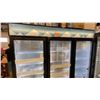Image 2 : EFI F3-82GDVC VERSA-CHILL GLASS FRONT 3 DOOR REACH IN COMMERCIAL MOBILE FREEZER UNIT