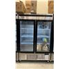 Image 1 : ATOSA MCF8707GR STAINLESS STEEL GLASS FRONT 2 DOOR COMMERCIAL MOBILE REACH IN REFRIGERATION UNIT