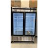 Image 2 : EFI C2-54GDSVC STAINLESS STEEL GLASS FRONT 2 DOOR COMMERCIAL MOBILE REACH IN REFRIGERATION UNIT