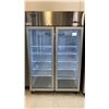 Image 1 : EFI C2-52DSVC STAINLESS STEEL 2 DOOR GLASS FRONT COMMERCIAL MOBILE REACH IN REFRIGERATION UNIT