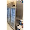 Image 2 : EFI C2-52DSVC STAINLESS STEEL 2 DOOR GLASS FRONT COMMERCIAL MOBILE REACH IN REFRIGERATION UNIT