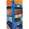 Image 3 : BLUE COMMERCIAL RACKING UNIT WITH 4- 8' UPRIGHTS, 18- 8' SIDE RAILS & ALUMINUM PANEL DECKING