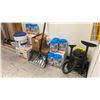 Image 2 : LARGE ASSORTMENT OF ICE MELT, STANLEY SHOP VAC, SNOW SHOVEL & WINDSHIELD WASHER FLUID