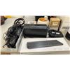Image 4 : GROUP OF ASSORTED OFFICE ITEMS- PAPER SHREDDER, BACK-UPS 600, WIRELESS KEYBOARD,