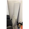 Image 2 : LARGE MOBILE WHITEBOARD, 5 BLACK PLASTIC OFFICE CHAIRS, U LINE METAL 2 TIER CART, 2 PLASTIC