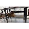 Image 2 : GREY ADJUSTABLE HEIGHT 2 TIER WORK TABLE APPROX 48"L X 30"D *CONTENTS NOT INCLUDED*