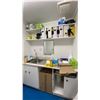 Image 1 : CONTENTS IN BATHROOM INCLUDING- GARBAGE BAGS, PAPER TOWEL, TOILET PAPER, CLEANING SUPPLIES &